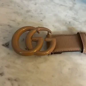 Rose tan wide marmont belt Buy Gucci Pink GG Marmont Wide Belt in Leather For Women  main image 3